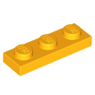 LEGO 1 x 3 Plate Bright Light Orange