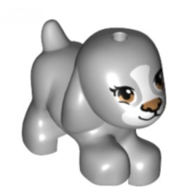 LEGO Dog, Puppy - Light Bluish Grey