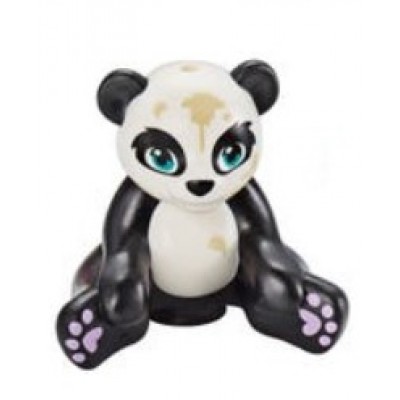 LEGO Panda, Sitting - Dark Turquoise Eyes