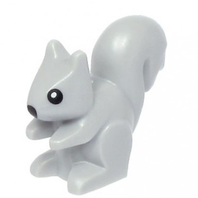 LEGO Squirrel with Black Nose - Light Bluish Grey