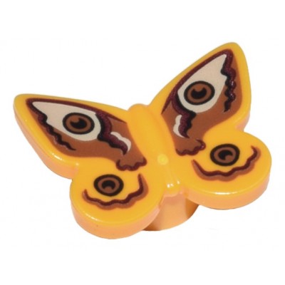 LEGO Butterfly with Stud - Bright Light Orange 