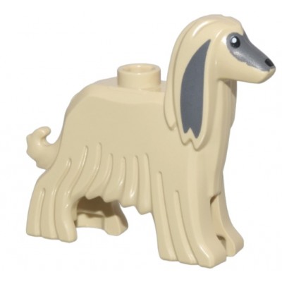 LEGO Dog - Afghan Hound - Tan