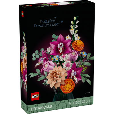 LEGO® Botanical Pretty Pink Flower Bouquet 10342