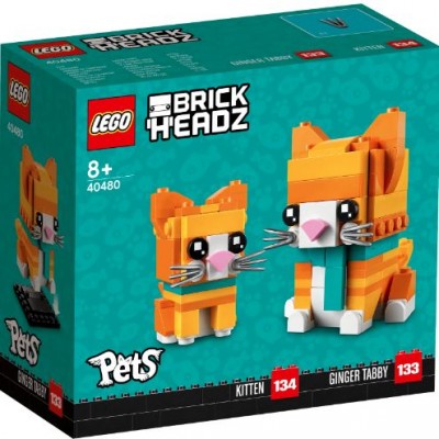LEGO® BrickHeadz™ Ginger Tabby 40480