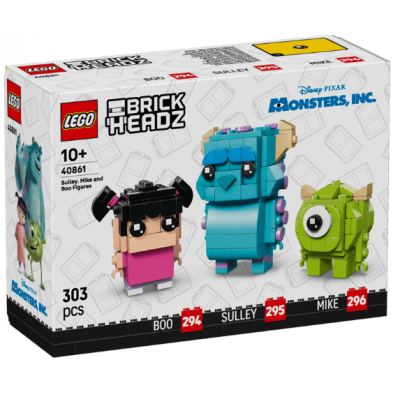 LEGO® BrickHeadz™ Disney and Pixar Sulley, Mike and Boo 40861
