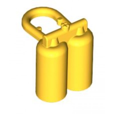 LEGO Minifigure Oxygen Bottles Airtank - Yellow