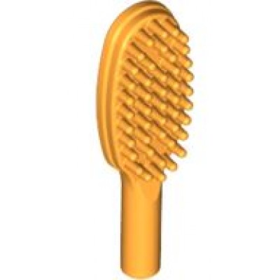 LEGO Minifigure Hairbrush - Bright Light Orange