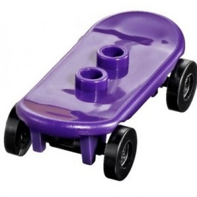 LEGO Minifigure Skateboard - Dark Purple