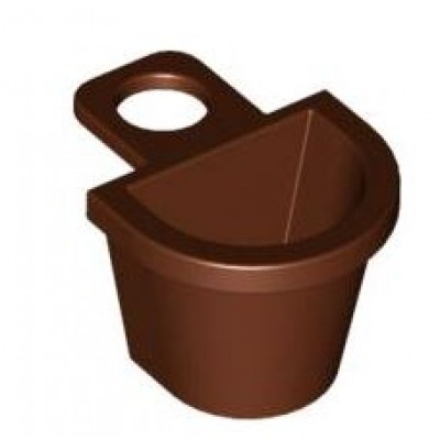 LEGO Container D-Basket - Reddish Brown
