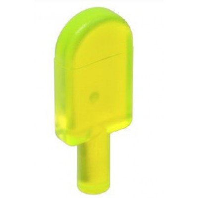 LEGO Icy Pole / Popsicle - Trans Neon Green