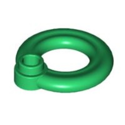 LEGO Lifebuoy Ring with Knob - Green
