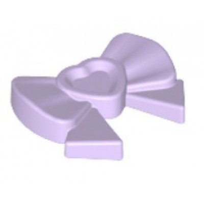 LEGO Bow with Heart - Lavender