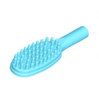 LEGO Minifigure Hairbrush - Medium Azure