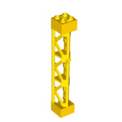 LEGO Lattice Tower - Support Girder - Yellow