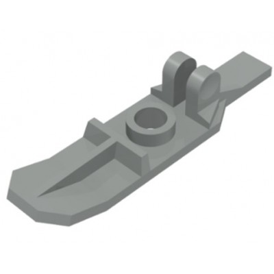 LEGO Minifigure Ski with Hinge - Light Grey