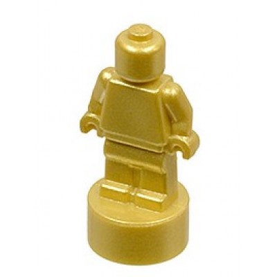LEGO Minifigure Statuette - Pearl Gold