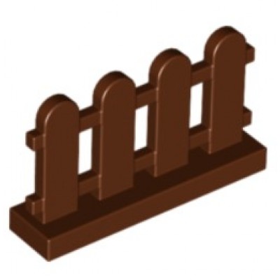 LEGO Fence Paling - Reddish Brown