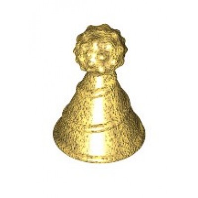 LEGO Minifigure Party Hat - Pearl Gold