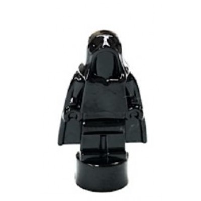 LEGO Minifigure Statuette/Trophy with Cape and Hood - Black