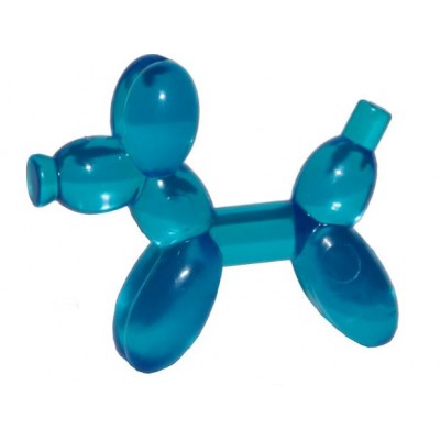LEGO Minifigure Balloon Dog - Trans-Dark Blue