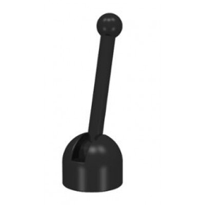 LEGO Lever Small Base with Black Lever - Black
