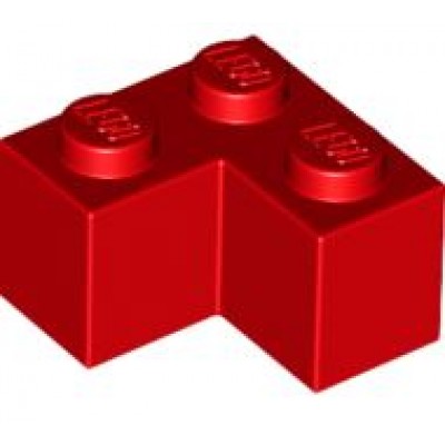 LEGO 2 x 2 Corner Brick Red