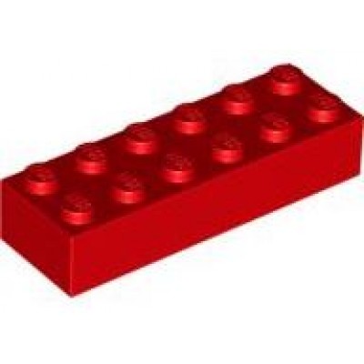 LEGO 2 x 6 Brick Red