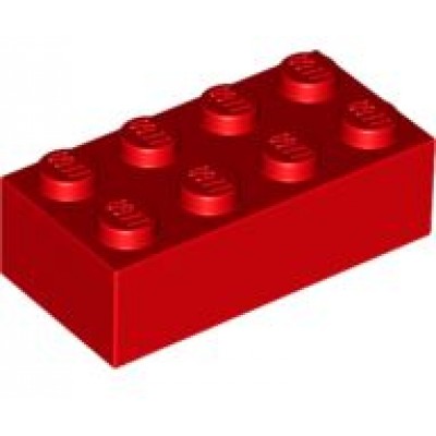 LEGO 2 x 4 Brick Red