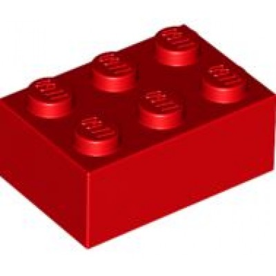 LEGO 2 x 3 Brick Red