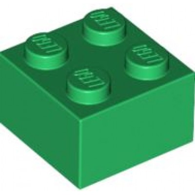 LEGO 2 x 2 Brick Green