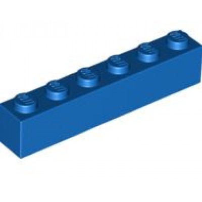 LEGO 1 x 6 Brick Blue