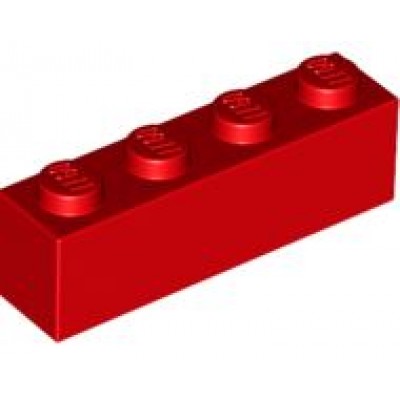 LEGO 1 x 4 Brick Red