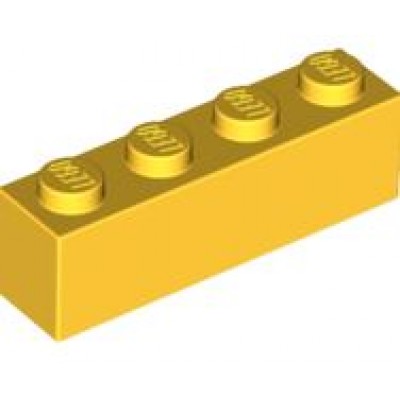 LEGO 1 x 4 Brick Yellow