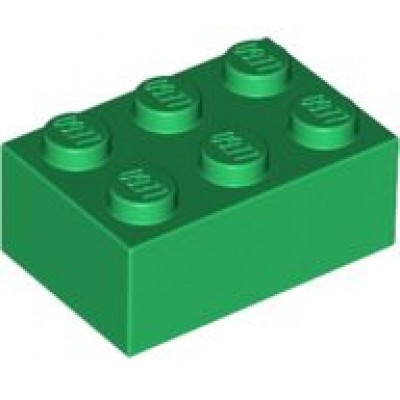 LEGO 2 x 3 Brick Green