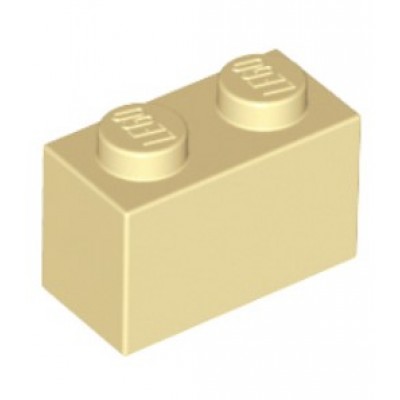 LEGO 1 x 2 Brick Tan