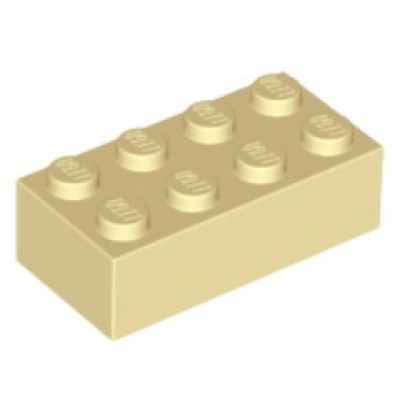 LEGO 2 x 4 Brick Tan