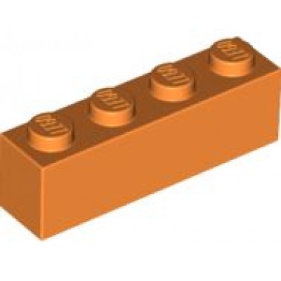 LEGO 1 x 4 Brick Orange