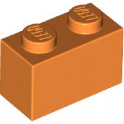 LEGO 1 x 2 Brick Orange