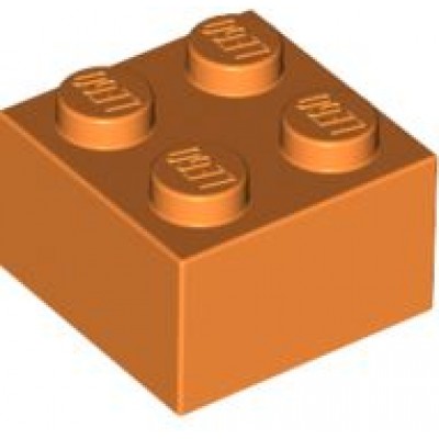 LEGO 2 x 2 Brick Orange