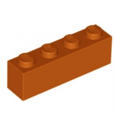 LEGO 1 x 4 Brick Dark Orange