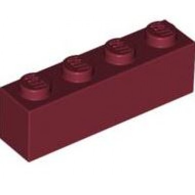 LEGO 1 x 4 Brick Dark Red