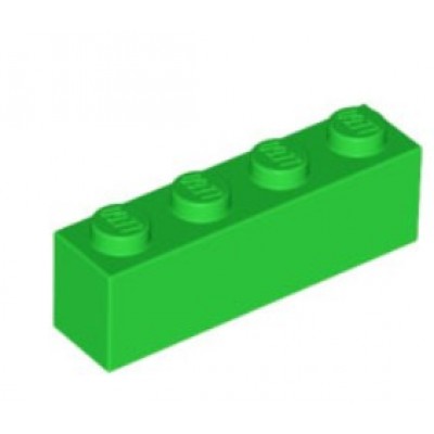 LEGO 1 x 4 Brick Bright Green