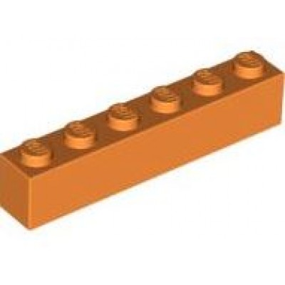 LEGO 1 x 6 Brick Orange