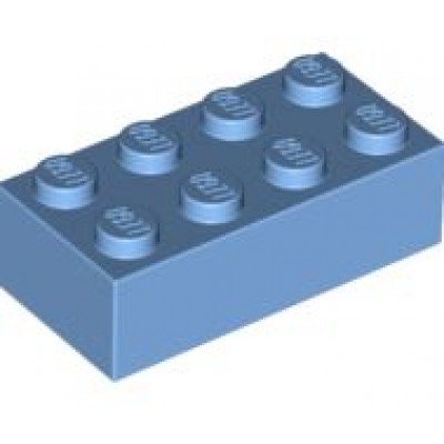 LEGO 2 x 4 Brick Medium Blue