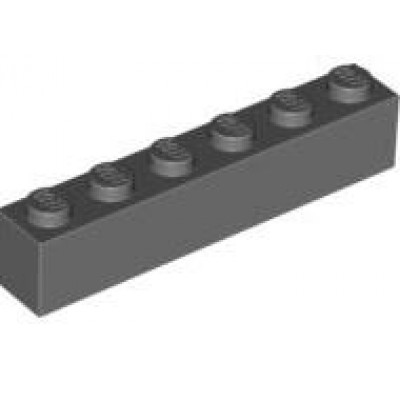 LEGO 1 x 6 Brick Dark Bluish Grey