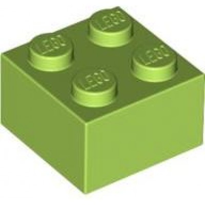 LEGO 2 x 2 Brick Lime