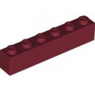 LEGO 1 x 6 Brick Dark Red