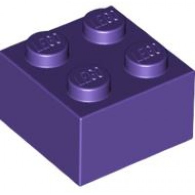 LEGO 2 x 2 Brick Dark Purple
