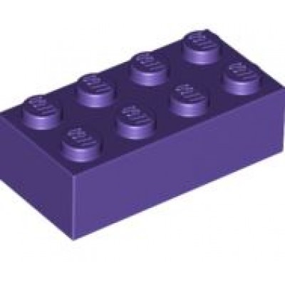LEGO 2 x 4 Brick Dark Purple