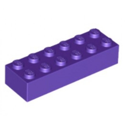 LEGO 2 x 6 Brick Dark Purple